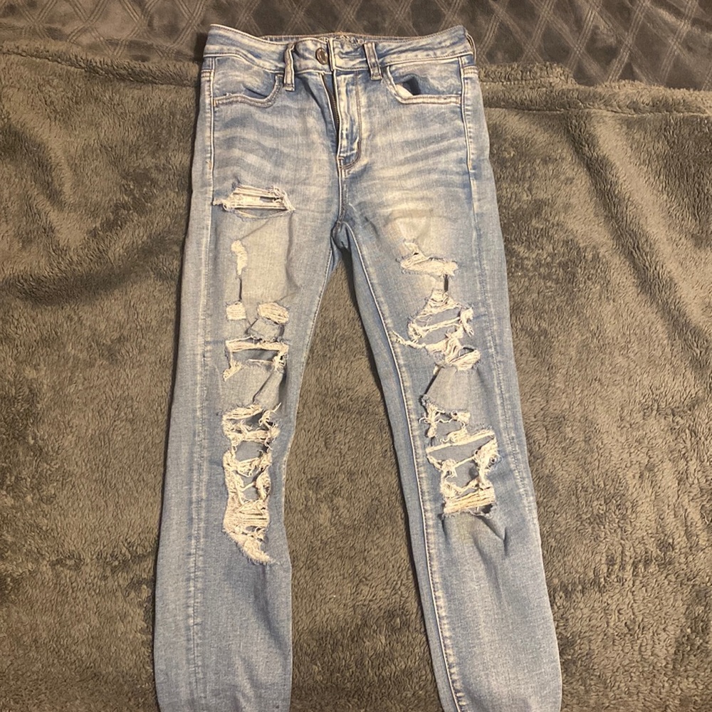 american eagle super stretchy jeans